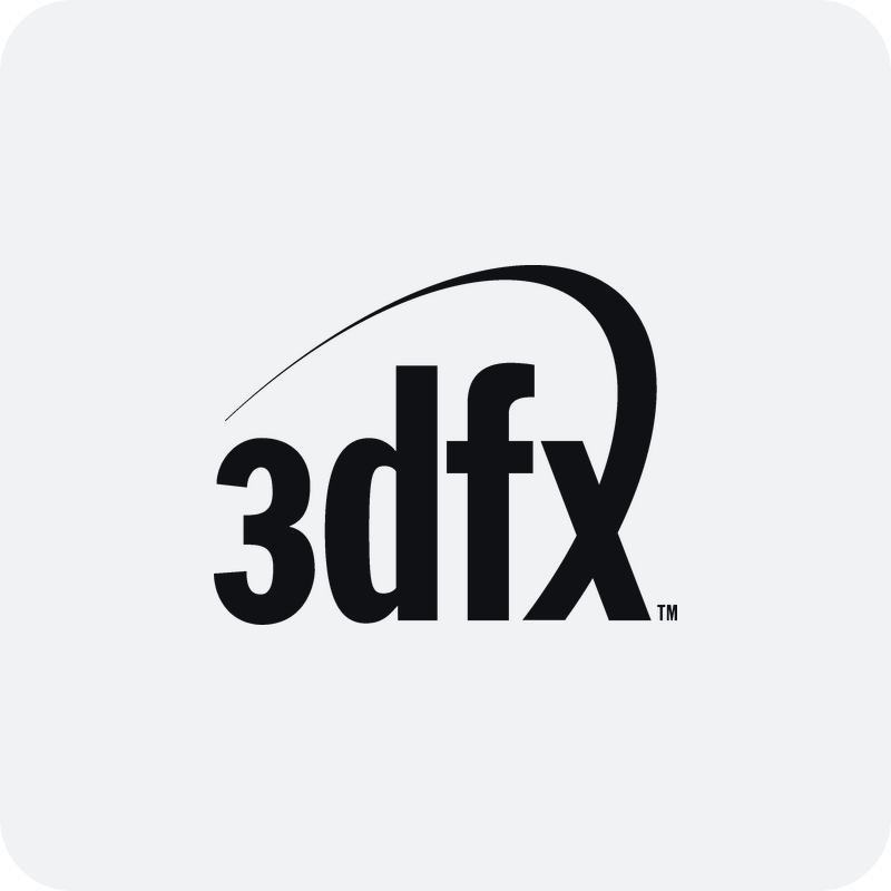 3dfx logo Nálepka 3dfx logo na auto