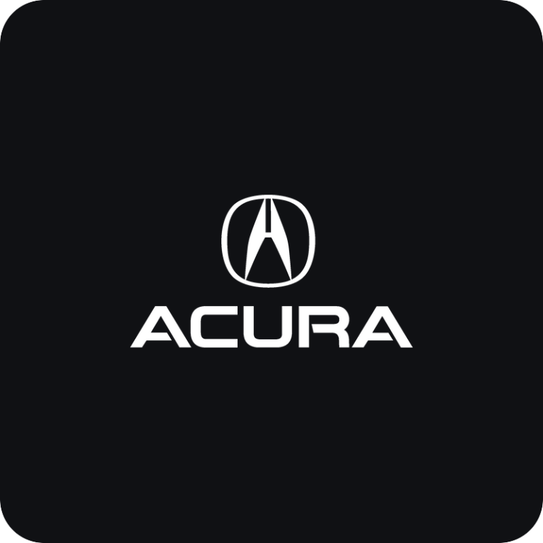 Nálepka Acura logo na auto