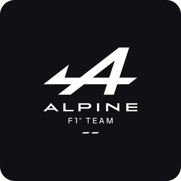 Nálepka Alpine F1 logo na auto