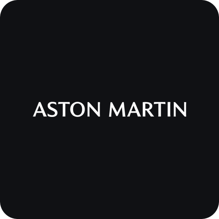 Nálepka Aston Martin nápis na auto