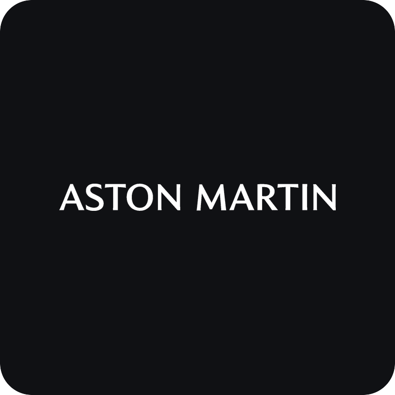 Aston Martin nápis Nálepka Aston Martin nápis na auto
