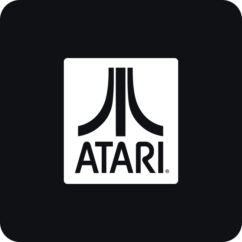 Atari logo Nálepka Atari logo na auto