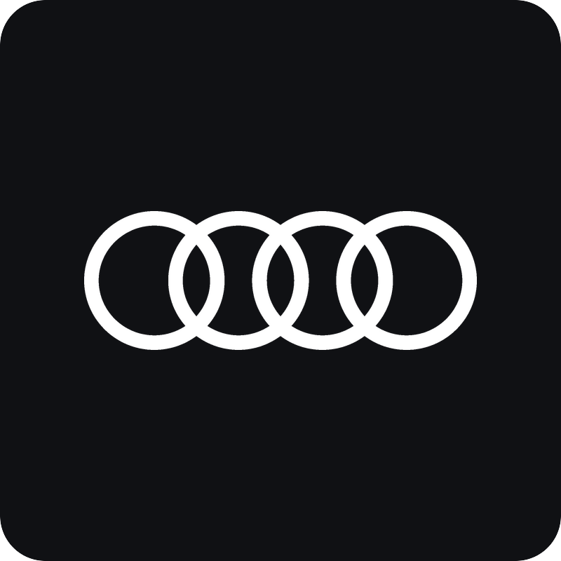Audi logo Nálepka Audi logo na auto