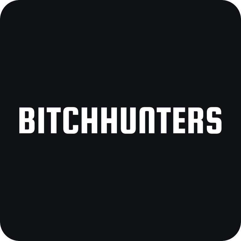 Bitchhunters Bitchhunters - rezaná nálepka na auto