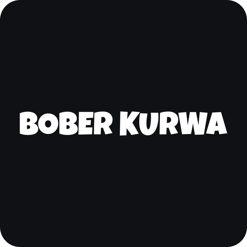 Nálepka Bober Kurwa Nálepka Bober Kurwa - rezaná nálepka na auto
