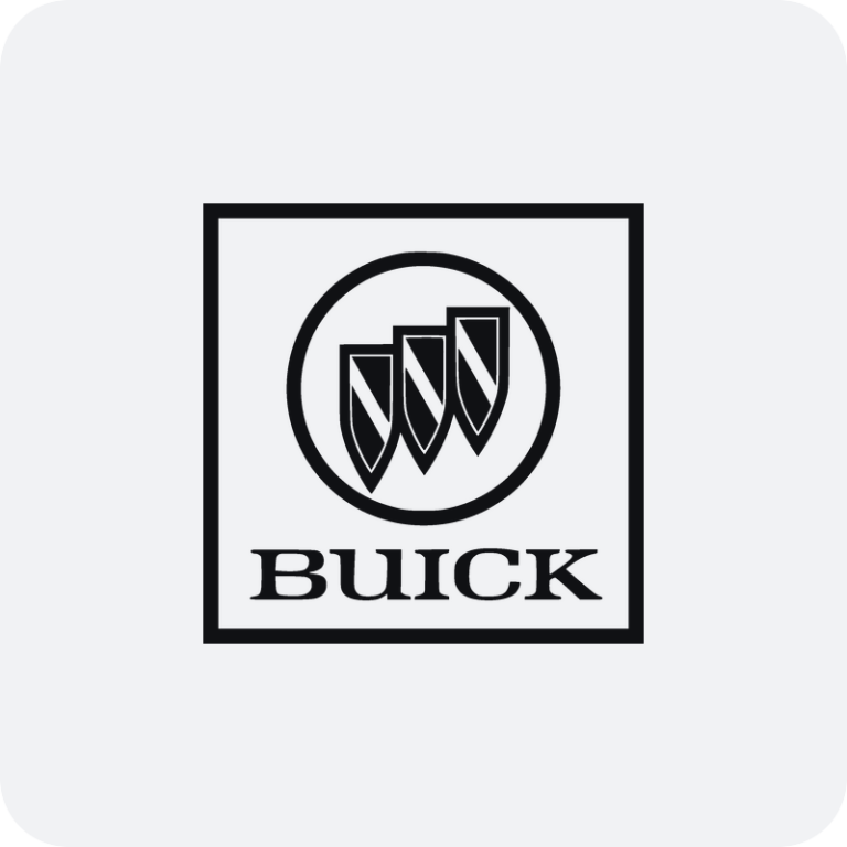 Nálepka Buick logo na auto