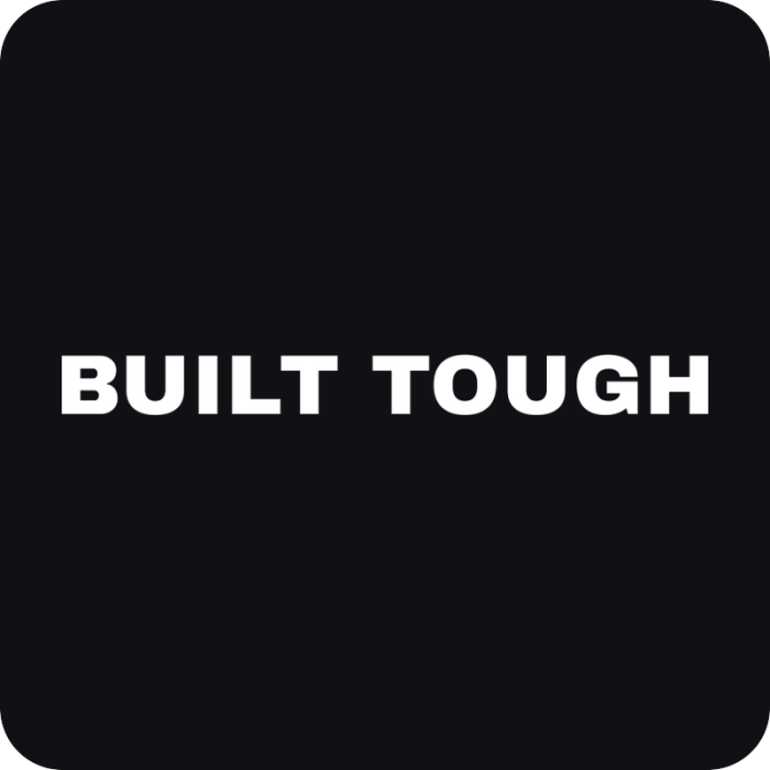 Built Tough - rezaná nálepka na auto