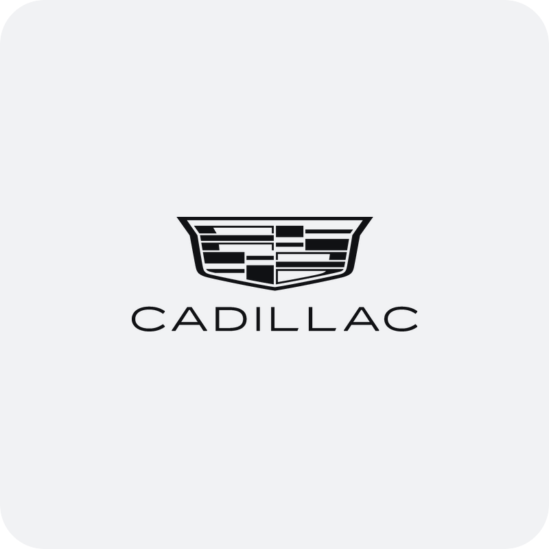 Cadillac logo Nálepka Cadillac logo na auto