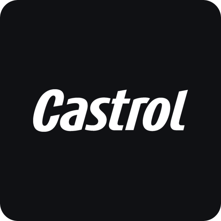 Nálepka Castrol nápis na auto
