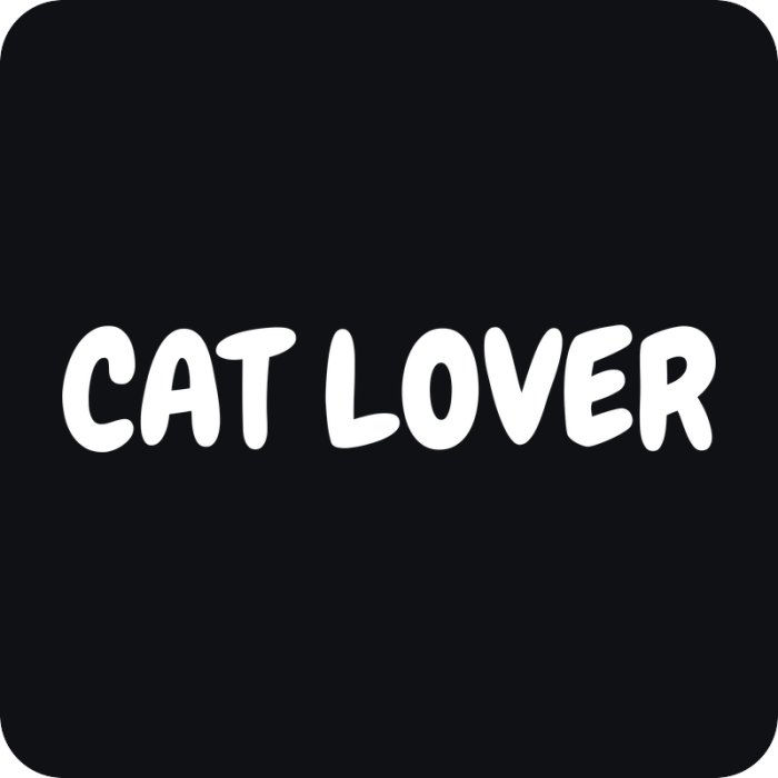 Nálepka Cat Lover - rezaná nálepka na auto
