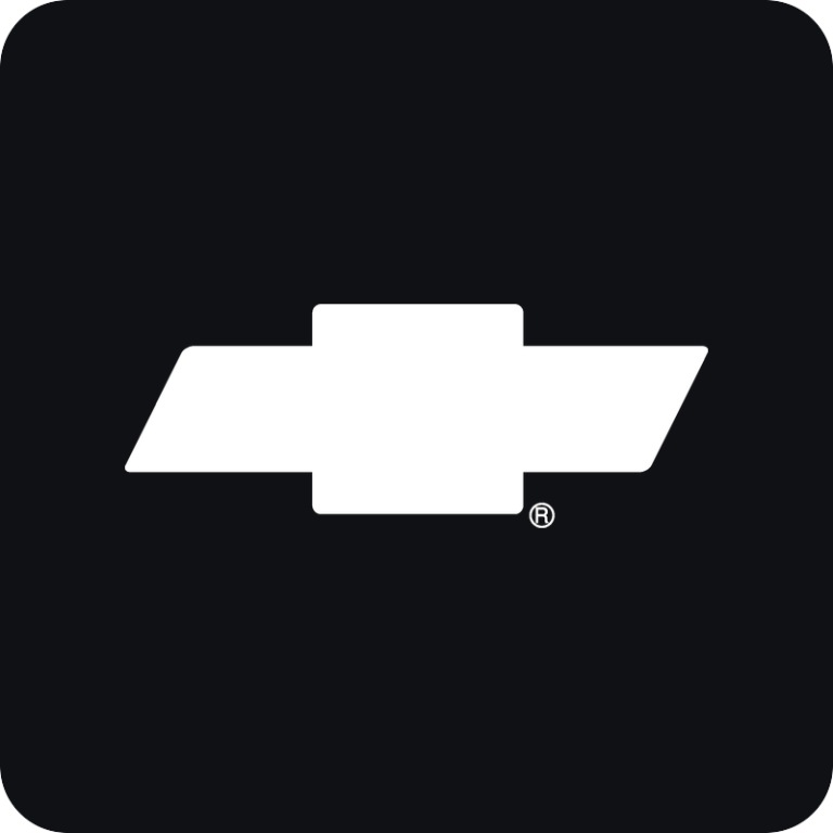 Nálepka Chevrolet logo na auto