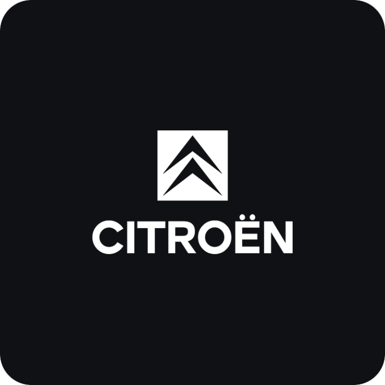 Nálepka Citroën logo na auto