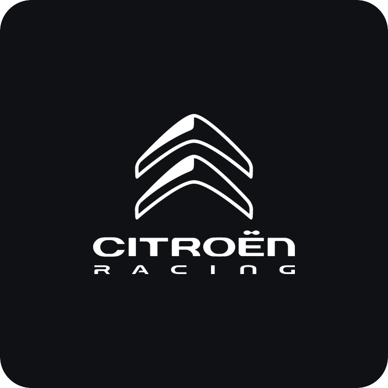 Citroën Racing logo Nálepka Citroën Racing logo na auto