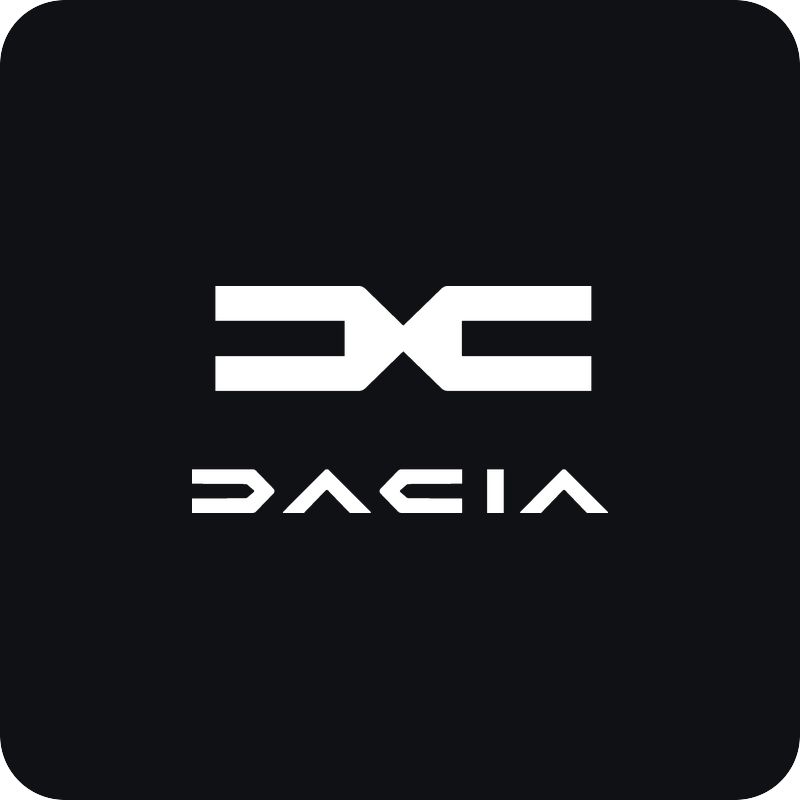Dacia logo Nálepka Dacia logo na auto