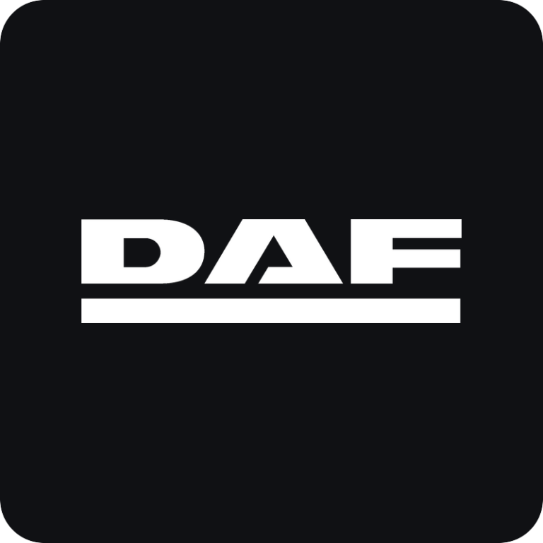 Nálepka DAF logo na auto