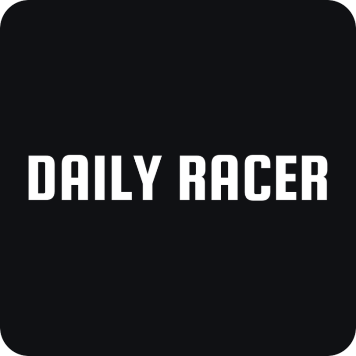 Daily Racer - rezaná nálepka na auto