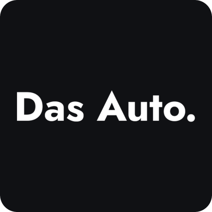 Das Auto. - rezaná nálepka na auto