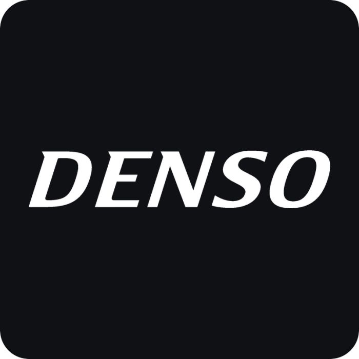 Denso logo - rezaná nálepka na auto