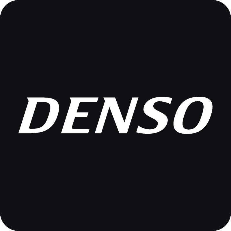Denso logo Denso logo - rezaná nálepka na auto