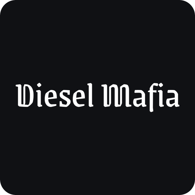 Diesel Mafia Diesel Mafia - rezaná nálepka na auto
