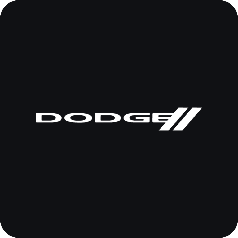 Nálepka Dodge logo na auto