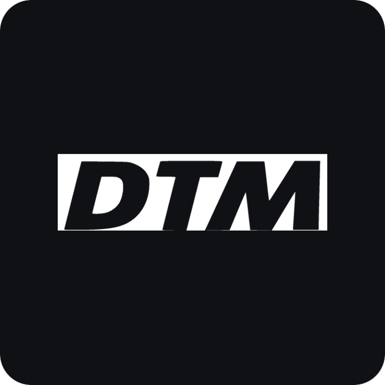 Nálepka DTM logo na auto