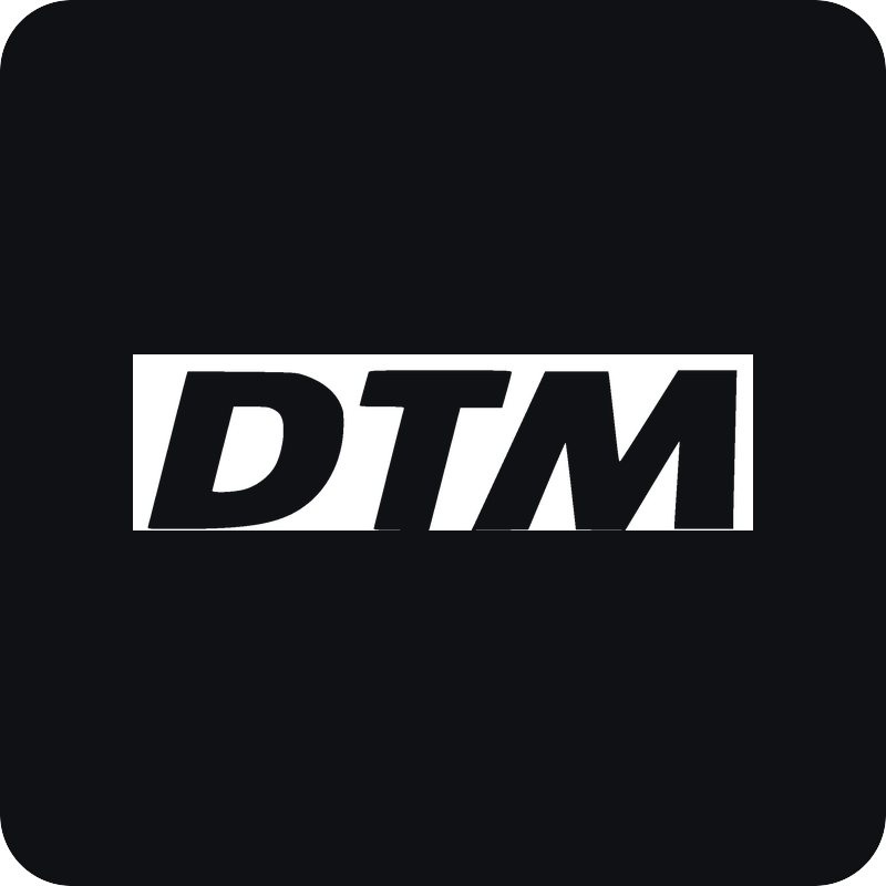 DTM logo Nálepka DTM logo na auto