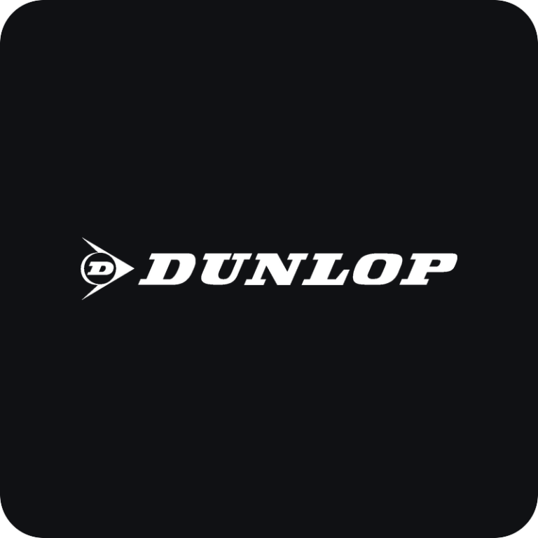 Nálepka Dunlop logo na auto