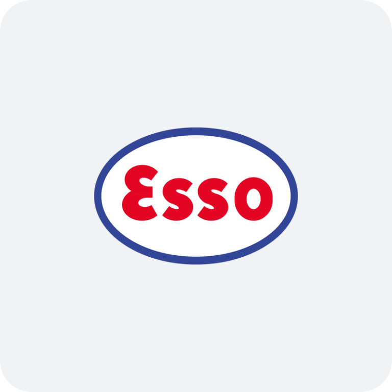 Nálepka Esso retro logo na auto