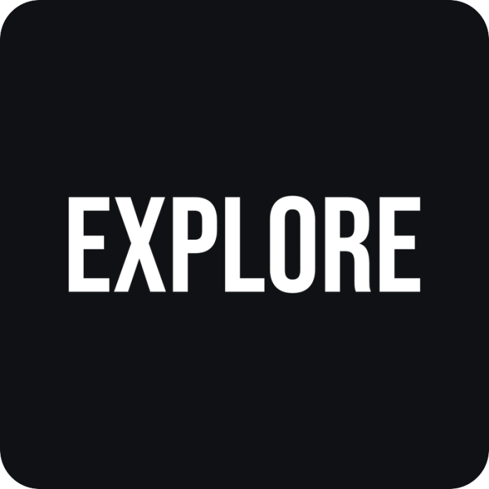 Nálepka Explore - rezaná nálepka na auto