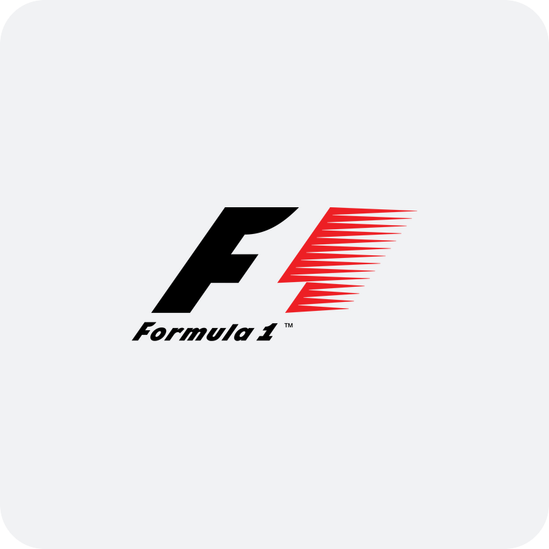 F1 logo Nálepka F1 logo na auto