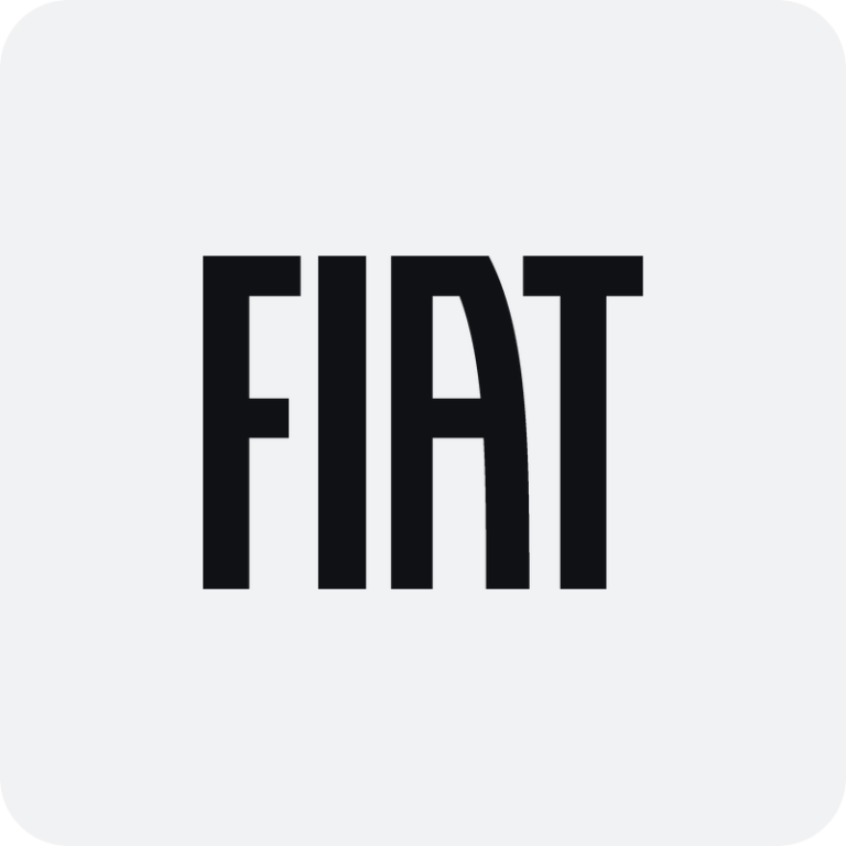 Nálepka Fiat logo na auto