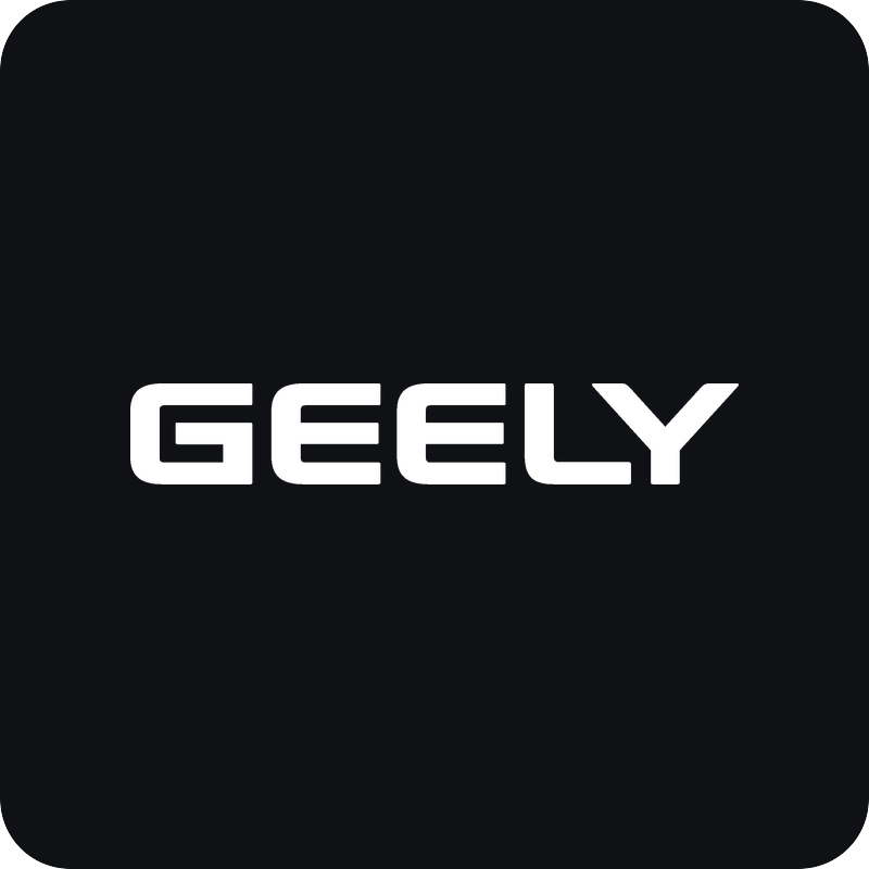 Geely logo Nálepka Geely logo na auto