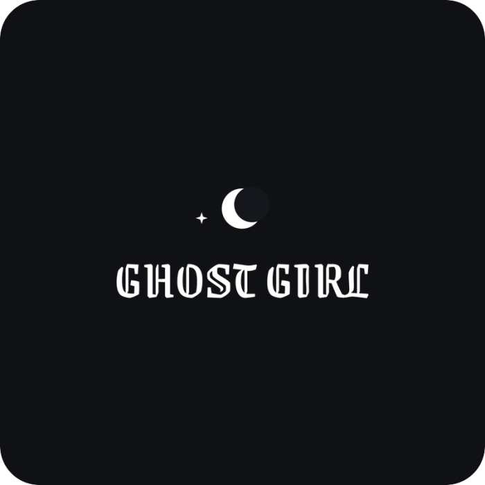 Ghost Girl - rezaná nálepka na auto