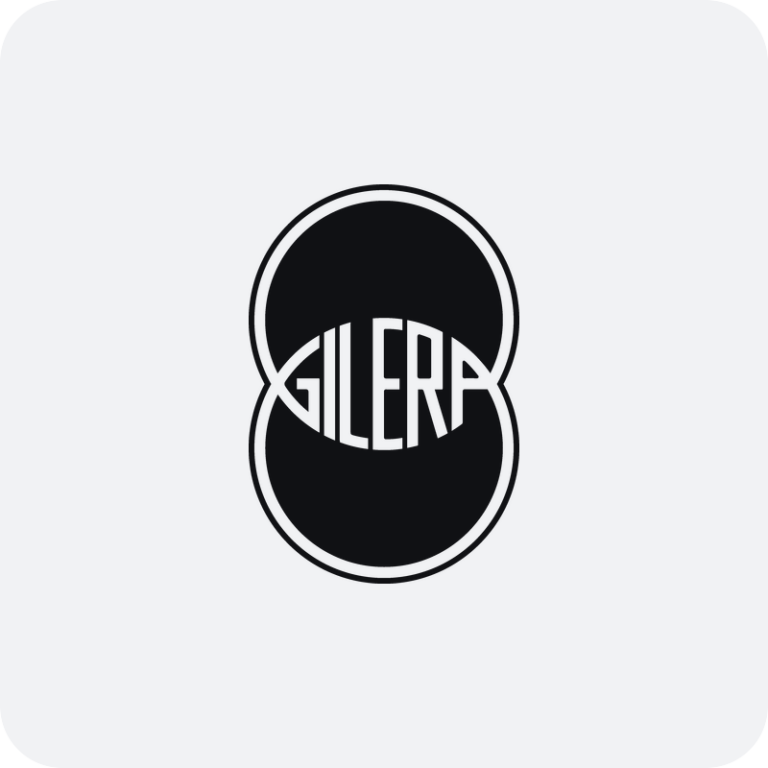 Nálepka Gilera logo na auto