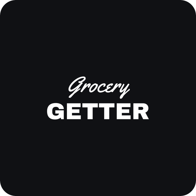 Grocery Getter Grocery Getter - rezaná nálepka na auto