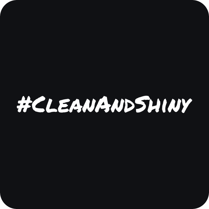 #CleanAndShiny #CleanAndShiny - rezaná nálepka na auto
