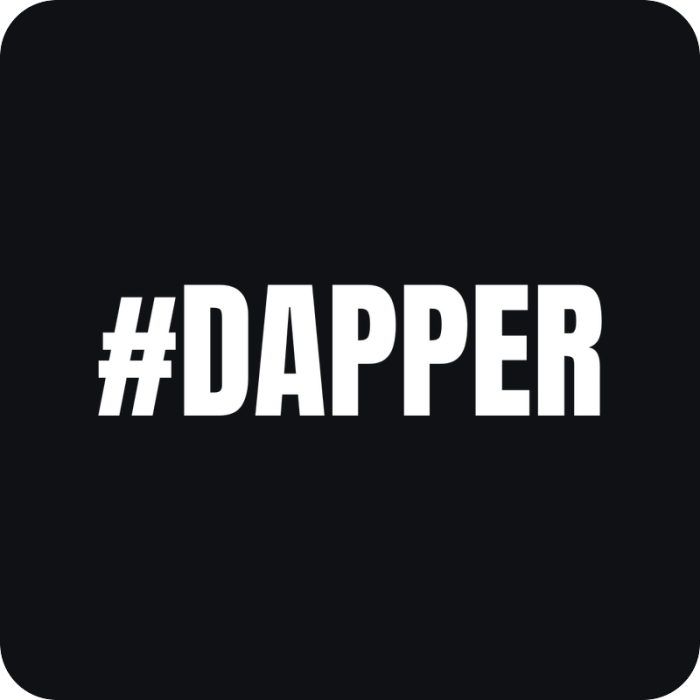 Nálepka #Dapper - rezaná nálepka na auto