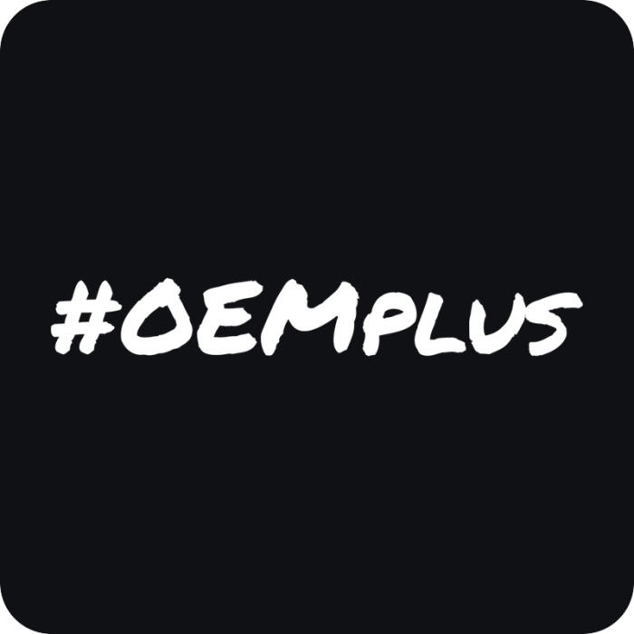 #OEMplus - rezaná nálepka na auto