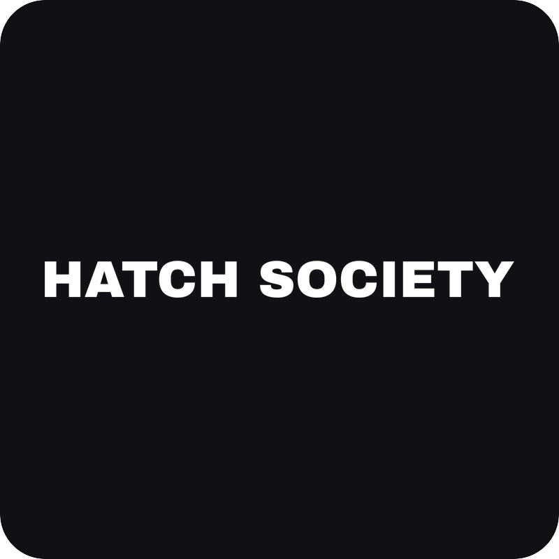 Hatch Society Hatch Society - rezaná nálepka na auto