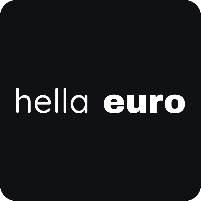 hella euro hella euro - rezaná nálepka na auto