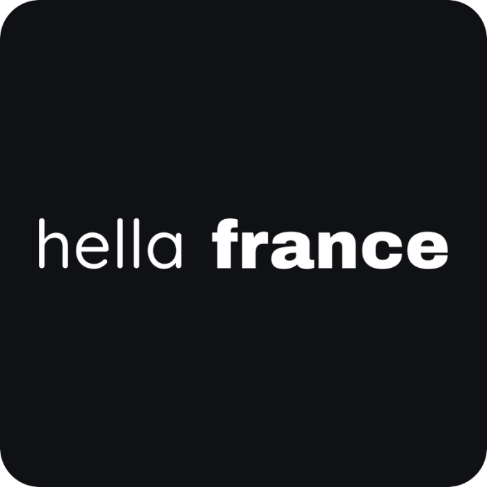 hella france - rezaná nálepka na auto