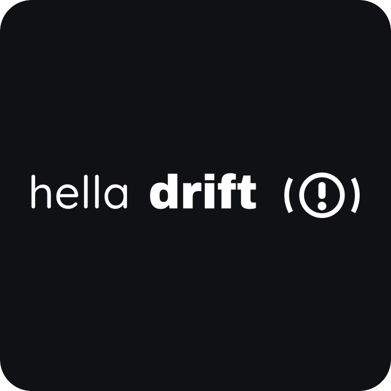 helladrift helladrift - rezaná nálepka na auto