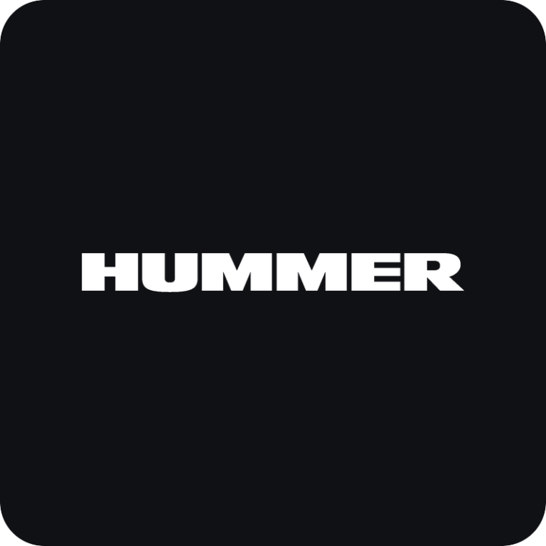 Nálepka Hummer nápis na auto