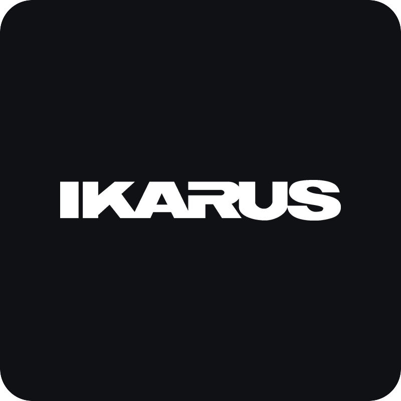 Ikarus logo Nálepka Ikarus logo na auto