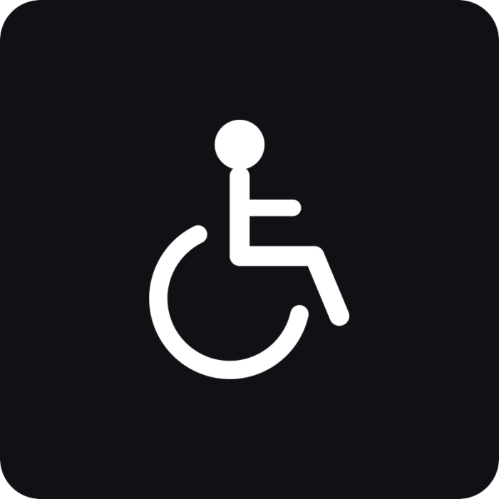 Invalid - symbol vozíčkara - rezaná nálepka na auto