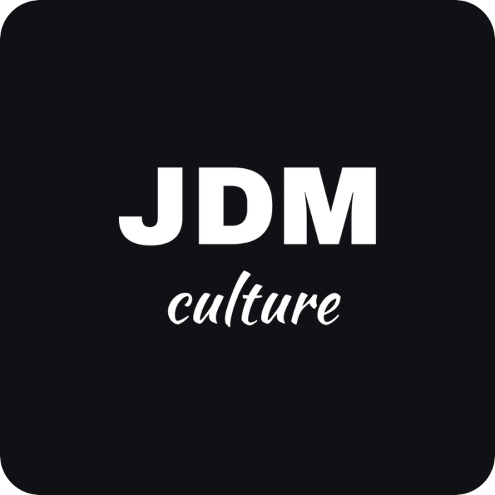 JDM Culture - rezaná nálepka na auto