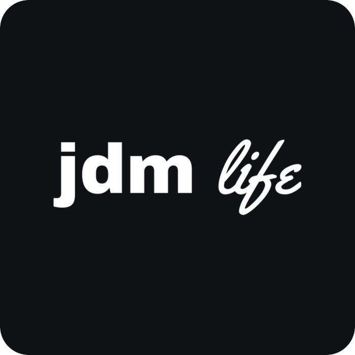 JDM Life - rezaná nálepka na auto