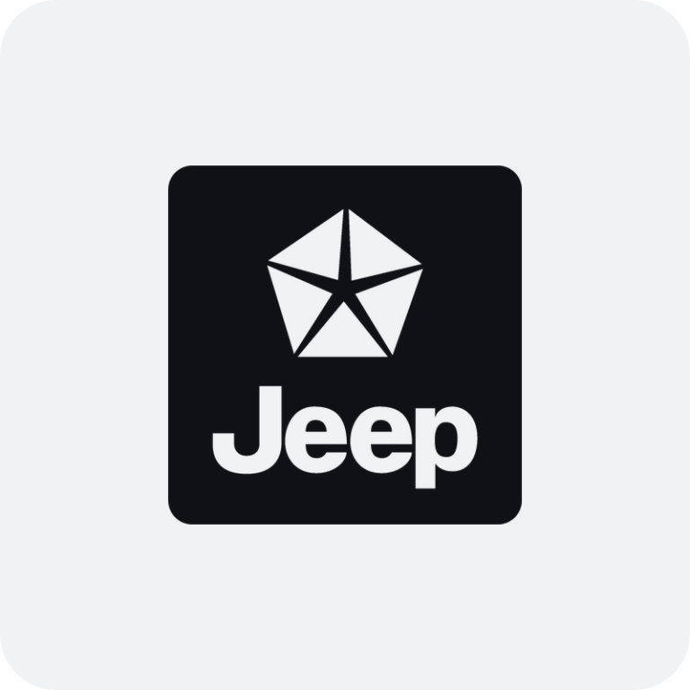 Nálepka Jeep logo na auto