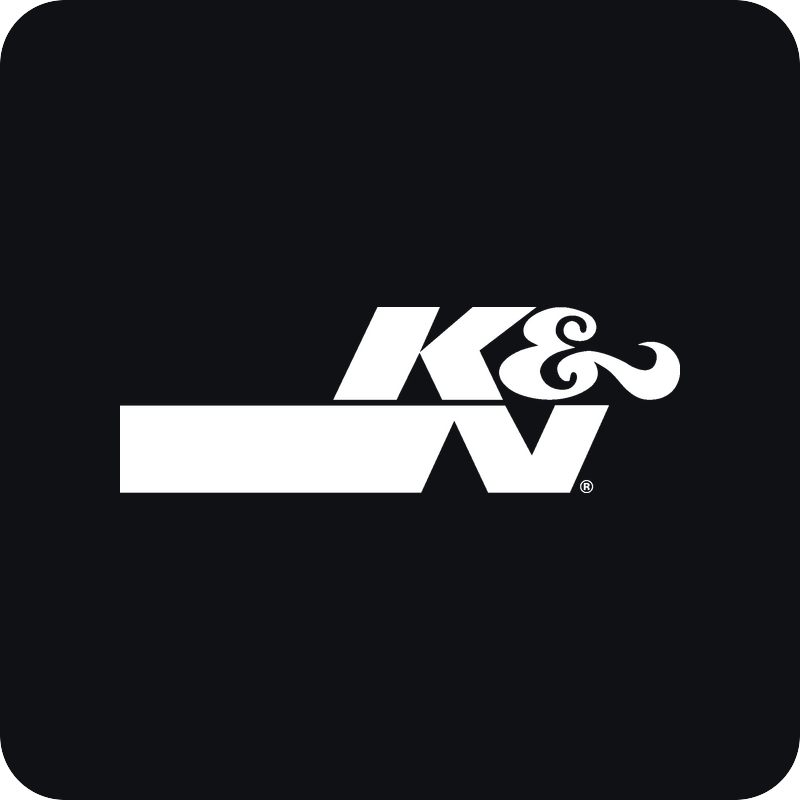 K&N logo Nálepka K&N logo na auto